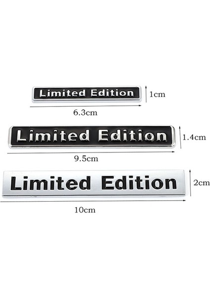 Kırmızı Bmw Audi Honda Opel Toyota Mercedes Mazda Nissan Hyundai Ford Jeep Için 3D Metal Limited Edıtıon Amblem Rozet Araba Sticker Yapışkanı (Yurt Dışından) modelleri