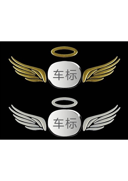 Sarı 4 Renkli Sıcak 3D Melek Peri Kanat Araba Stickeri Araç Kamyon Logo Amblemi Rozet Etiket Süsleme (Yurt Dışından) indirimleri