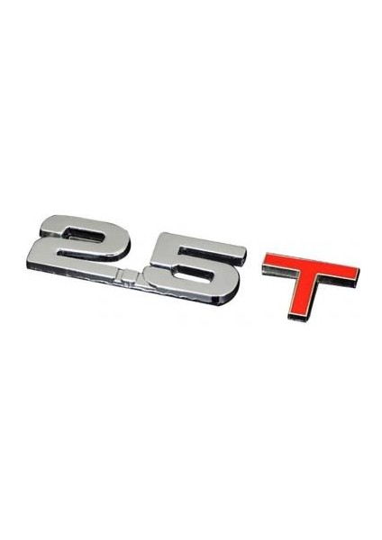 2 5t Şık 3D Metal T Logo Amblem Rozet Araba Sticker Çıkartmalar Dekor Araba Aksesuarları Malzemeler Ürünleri (Yurt Dışından)