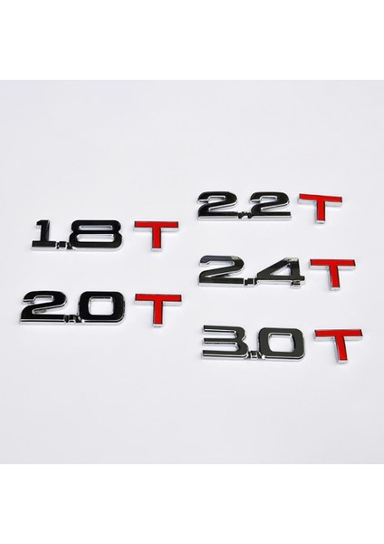 2 5t Şık 3D Metal T Logo Amblem Rozet Araba Sticker Çıkartmalar Dekor Araba Aksesuarları Malzemeler Ürünleri (Yurt Dışından)