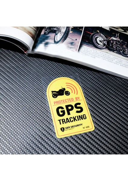 Yansıtıcı Stil E Bisiklet Güvenlik Sticker Gps Takip Korumalı Motosiklet Hırsızlığa Karşı Etiketler Su Geçirmez Araç Sticker Araç Stil7*4cm (Yurt Dışından)