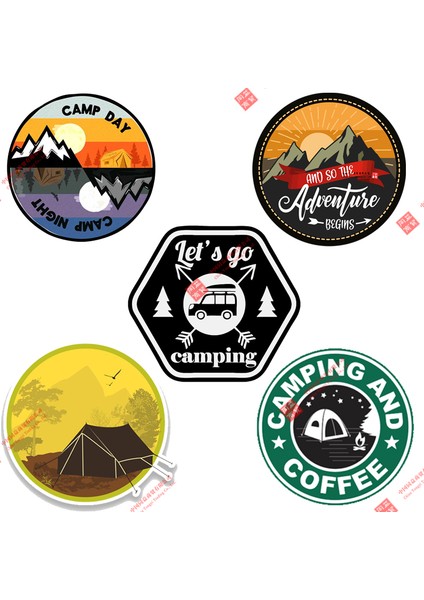 20CM x 20CM Komik Yarış Kask Stickerları Kamp Günü Yarış Stickerları Pvc Vinil Etiketler Motosiklet Araba Stickerları Laptop Karavan Duvar Stickerları (Yurt Dışından) fiyatları