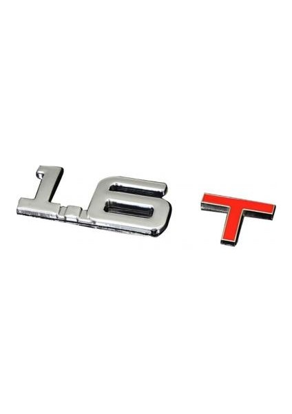 1 6t Şık 3D Metal T Logo Amblem Rozet Araba Sticker Çıkartmalar Dekor Araba Aksesuarları Malzemeler Ürünleri (Yurt Dışından)
