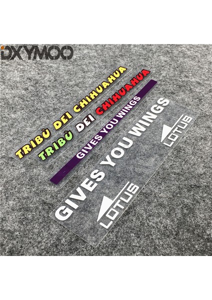 G 45X17MM-2 Adet Araç Süsleme Dekoratif Kask Lens Vizör Kanat Veren Moto Gp Yarışları Yansıtıcı Araba Sticker 15CM (Yurt Dışından) fiyatları
