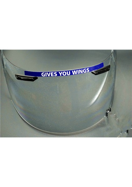 G 45X17MM-2 Adet Araç Süsleme Dekoratif Kask Lens Vizör Kanat Veren Moto Gp Yarışları Yansıtıcı Araba Sticker 15CM (Yurt Dışından) indirimleri