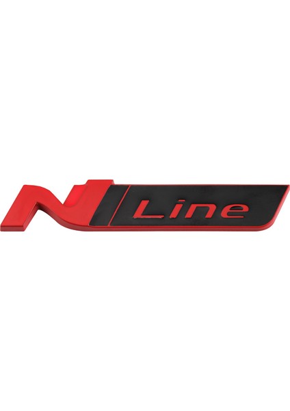 Gri Hyundai I Sonata Elantra Veloster Kona Tucson N Line Styling Için Metal Araba Sticker N Line Rozeti Amblemi Ön Izgarası Decal - E Ticaret (Yurt Dışından)