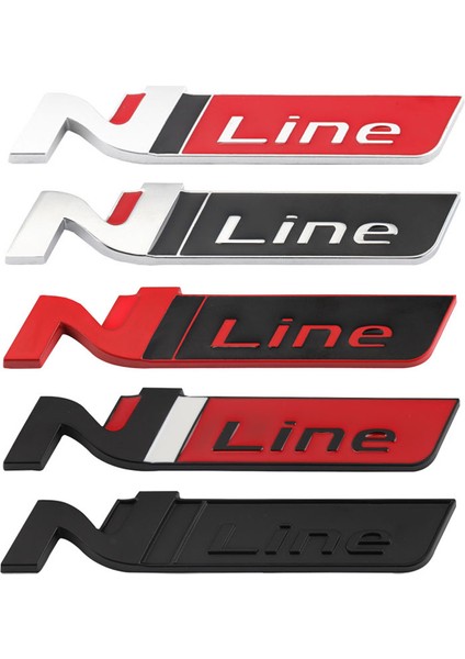 Gri Hyundai I Sonata Elantra Veloster Kona Tucson N Line Styling Için Metal Araba Sticker N Line Rozeti Amblemi Ön Izgarası Decal - E Ticaret (Yurt Dışından) fiyatları