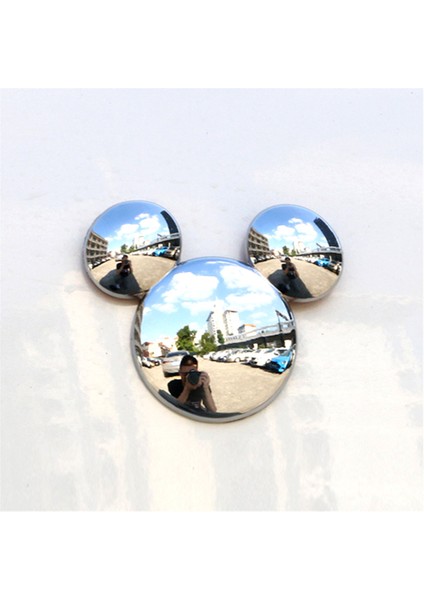 Gümüş Rengi 3D Stereo Yaratıcı Araba Logosu Süslemeli Sticker Çeşitli Modeller Sevimli Dekoratif Sticker (Yurt Dışından)
