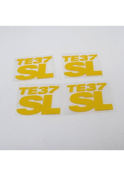 4xsarı 4 Adet Volk Racing TE37 Sl Tekerlek Stickerı Su Geçirmez Konuşlu Araç Jant Reflektif Süsleme Etiketi (Yurt Dışından)