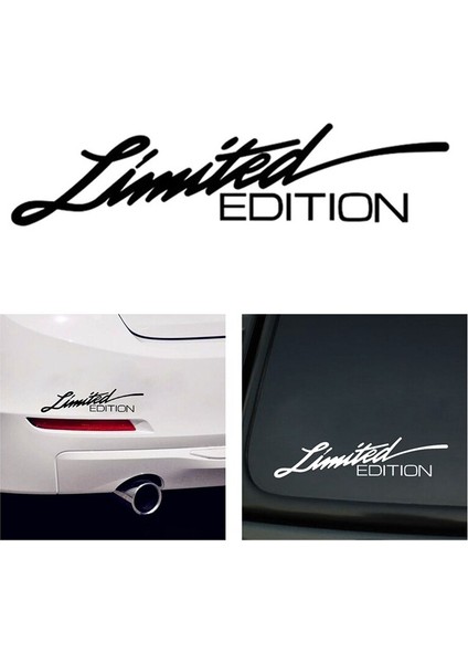 Siyah 16*3.8cm Araba Sticker Sınırlı Sayıda Yaratıcı Vinil Araba Pencere Sticker Araba-Stil Decal Siyah Beyaz (Yurt Dışından) modelleri