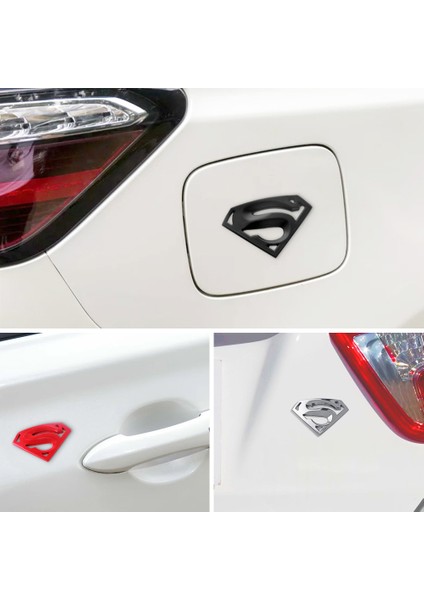 Kırmızı Metal 3D 3m Krom Oto Logo Rozeti Metal Araba Sticker Amblem Araç Stil Aksesuarları Motosiklet Oto Etiketler (Yurt Dışından)