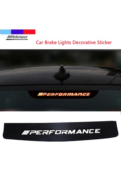 3er E91 Stili Karbon Fiber Bmw Serisi E46 E90 E91 E92 E93 E36 F30 F31 F34 F35 E34 E63 E39 M3 F80 M Performans Karbon Araba Sticker Fren Lambası - E-Ticaret Için Türkçe Başlık (Yurt Dışından)