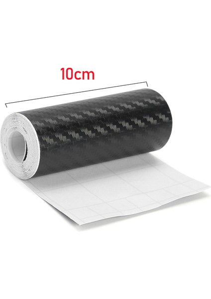 Uzunluk 10M M 3D Karbon Fiber Araba Sticker Kendin Yap Yapıştırıcı Şerit Otomatik Kapı Eşiği Yan Ayna Anti Çizik Bant Su Geçirmez Koruyucu Film (Yurt Dışından)