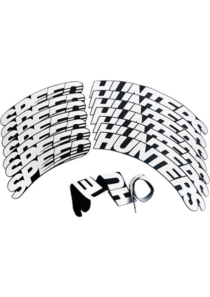 Hankook Hız Avcı Lastik Harf Sticker Araba Motosiklet Lastik Modifiye Harf Etiketleri Otomotiv Iç Malzemeler Sıcak (Yurt Dışından)