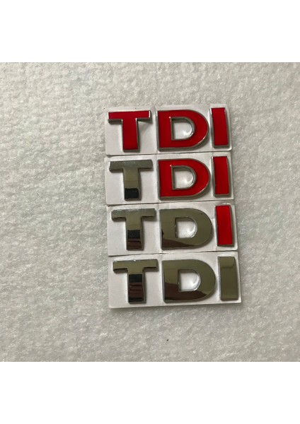 Hepsi Kırmızı Yeni Metal Tdı Rozeti Amblem Çıkartma Sticker Logo Polo Golf Jetta Passat B5 B6 Gtı Touran Bora Araba Süsleme Için (Yurt Dışından) fiyatları