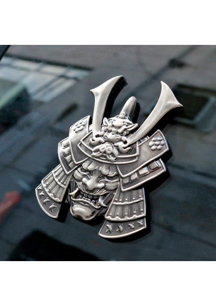 C01928- Bronz Premium Savaşçı Metal Araba Yan Çamurluk Arka Bagaj Kafatası Rozeti Etiket Aracı Kamyon Motosiklet Rv Için 3D Araba Sticker (Yurt Dışından)