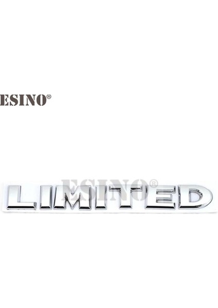 Gümüş 2 Yeni Araba Tasarımı 3D Metal Krom Çinko Alaşımı Rozet Sınırlı Sürüm Bagaj Gövde Sticker Etiket Çamurluk Rozeti Otomobil Aksesuarı (Yurt Dışından)