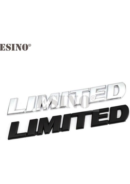 Gümüş 2 Yeni Araba Tasarımı 3D Metal Krom Çinko Alaşımı Rozet Sınırlı Sürüm Bagaj Gövde Sticker Etiket Çamurluk Rozeti Otomobil Aksesuarı (Yurt Dışından) indirimleri