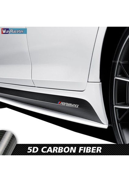 F10 F11 Stili Için Parlak Siyah Bmw F20 F30 F15 F16 G30 F10 Z4 E60 E90 G20 F31 F32 Için M Performans Gövde Vinil Çıkartma Yan Etek Şeritler Sticker Araç Kapı Süslemeleri (Yurt Dışından)