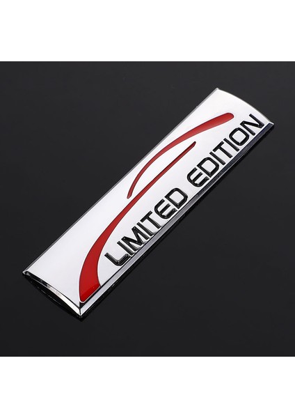 Gümüş Rengi Bmw Audi Honda Opel Lada Toyota Chevrolet Hyundai Için Yaratıcı 3D Metal Araba Sticker Krom Limited Edition Amblem Rozeti Etiket (Yurt Dışından)