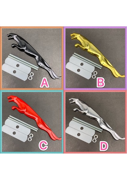 A Jaguar R S Logo X-Type F-Type S-Type Xe Xf Xj Xk Xjr Xfr Araba Aksesuarları Için 3D Metal Araba Sticker Amblemi Oto Rozeti - Türkçe (Yurt Dışından)