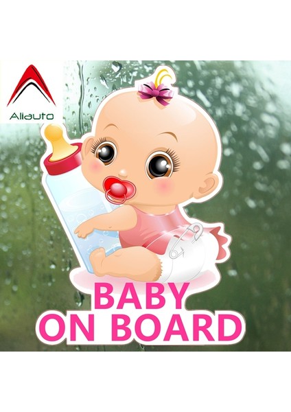 Siyah Aliauto Çizgi Araba Sticker Sevimli Bebek Arabada, Chevrolet Aveo Mitsubishi Lada Için Kırık Kaplama Çizikler Vinil Çıkartma, 17CM*13CM (Yurt Dışından) fiyatları