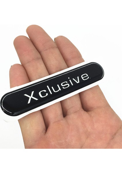 Yeni Newbee Yansıtıcı 3D Araba Sticker Xclusive Amblem Rozet Yan Ayna Süsleme Etiketi Evrensel Smart Brabus Için (Yurt Dışından)