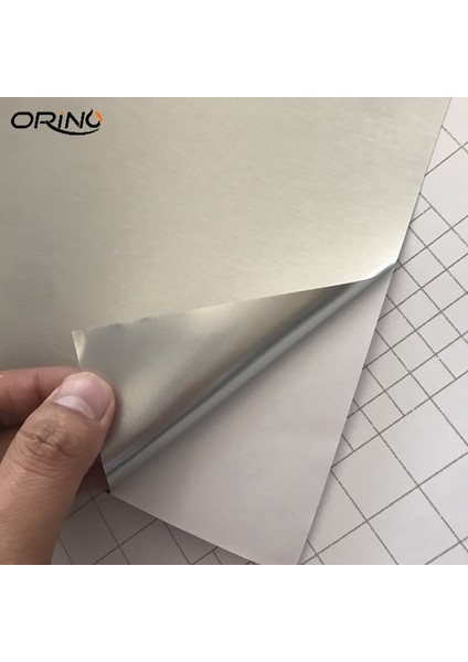 50CM x 300CM Gümüş Metalik Fırçalanmış Alüminyum Vinil Metal Araç Kaplama Filmi Kendin Yap Stil Yapışkan Araba Motorsiklet Sticker Dekal X152CM (Yurt Dışından) indirimleri