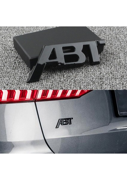 Büyük Tip Siyah Abt Araç Stil Fender Yan Rozeti Arka Bagaj Boot Logo Sticker Vw Audi Q3 Q5 Q7 A3 A4 A5 A6 Için Chrome Siyah Harf Amblemi (Yurt Dışından) fiyatları