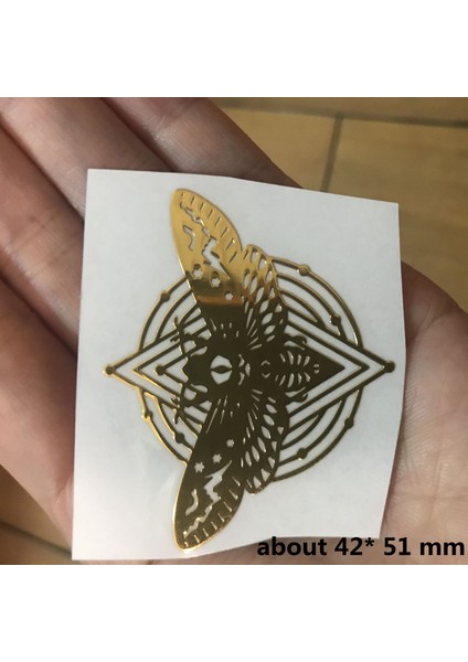 Mt-70 Tanrı Üç Ratels MT-057 #7.5x1.8 cm Sınırlı Sayıda Amblem Yaratıcı 3D Metal Araba Stickerları Mobil Telefonlar Için (Yurt Dışından)