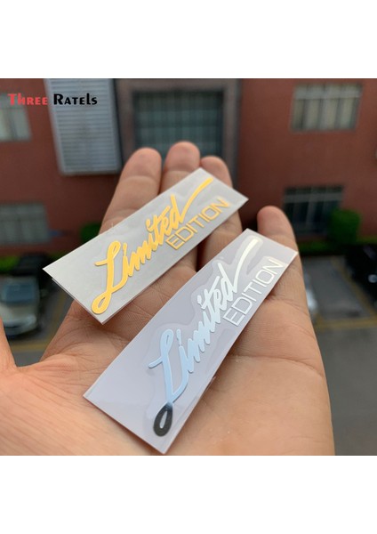 Mt-70 Tanrı Üç Ratels MT-057 #7.5x1.8 cm Sınırlı Sayıda Amblem Yaratıcı 3D Metal Araba Stickerları Mobil Telefonlar Için (Yurt Dışından) fiyatları