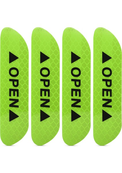 4 Adet Yeşil Nissan Qashqai J10 J11 Juke X-Trail T32 Note Almera Teana Araba Reflektif Şerit Uyarı Stickerları - Kapı Stickerları (Yurt Dışından)