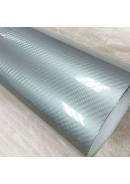 30CM x 152CM Mat Gümüş Krom Fırçalanmış Vinil Araba Kaplama Araba Motosiklet Scooter Kendin Yap Stil Film Levhası Hava Kabarcığı Sticker'lar Ile (Yurt Dışından)