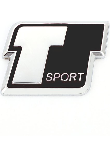 Beyaz Toyota Rav4 Corolla Prado Tundra Highlander Hiace Venza Camry Için Arka Bagaj Yapışkanı T Sport Sticker Amblemi Rozeti Aufkleber. (Yurt Dışından)