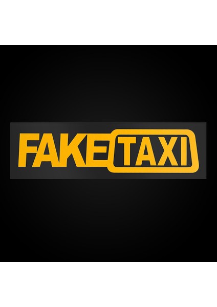 Siyah Aliauto 2 Adet Yanlış Taksi Yansıtıcı Komik Araba Sticker Pencere Etiketi Chevrolet Captiva Niva Aveolacetti Soark Cruz Ford Için (Yurt Dışından) fırsatları