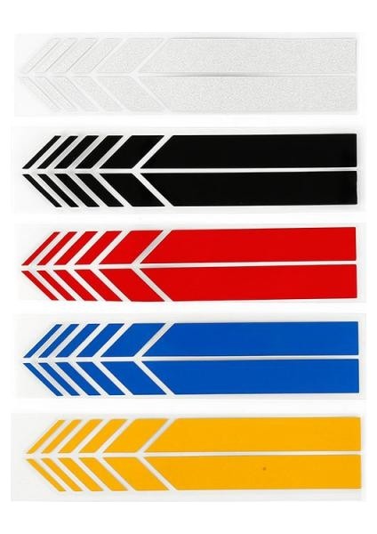 No.4 Boyutu 2 Adet Arka Görüş Aynası Sticker Yansıtıcı Araba Sticker ve Etiketler Kişilik Etiketleri Araba Gövde Sticker Dekoratif (Yurt Dışından)