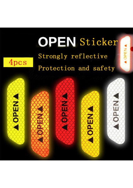 Yeşil Kapı Güvenlik Çarpışma Uyarı Yansıtıcı Stickerlar Açık Stickerlar Uzun Mesafe Yansıtıcı Dekoratif Stickerlar (Yurt Dışından) fiyatları