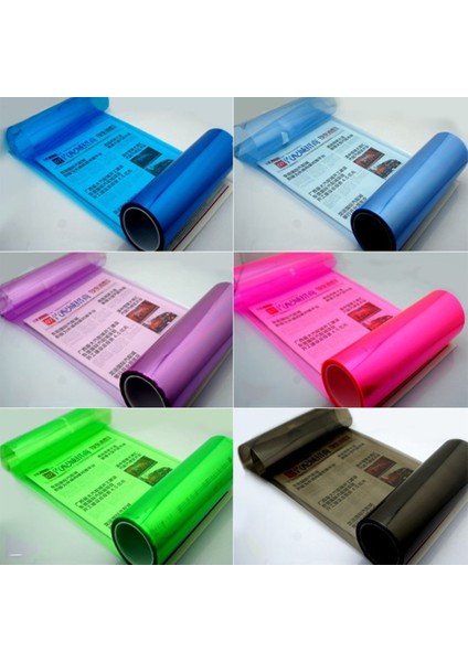 Şeffaf Tüm Arabalar Için Araba Tint Moda Far Stop Sis Lambası Vinil Duman Film Levha Sticker Kapak Araba Stil (Yurt Dışından)