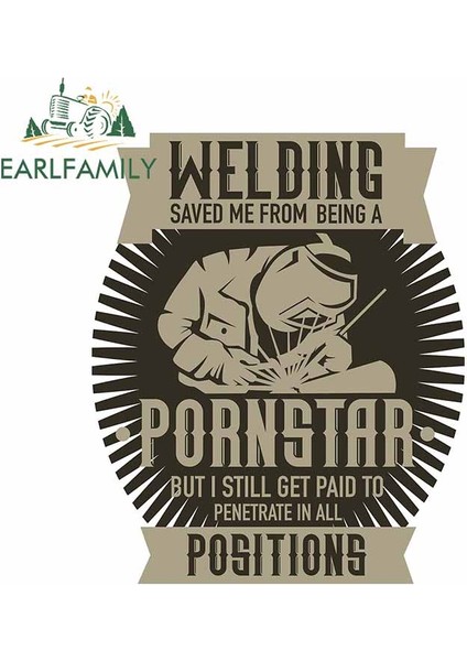 YT-55535-13CM Kaynaklar 13CM Kaynakçı Araba Sticker Buzdolabı Ince Çıkartma Güneş Koruyucu Karavan Vinil Malzeme Grafiti Rv Jdm Van (Yurt Dışından) fiyatları