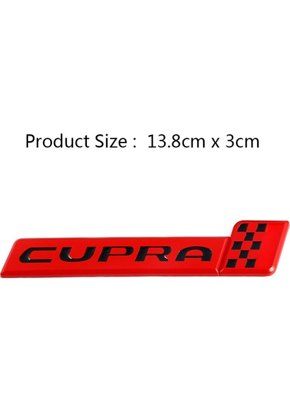 Cupra Çıkartması Seat Alhambra Altea Arona Arosa Ateca Cordoba R Cupra Exeo Ibiza Leon Mii Tarraco Toledo Fiat Için Araba Sticker Izgara Rozeti Amblemi (Yurt Dışından)