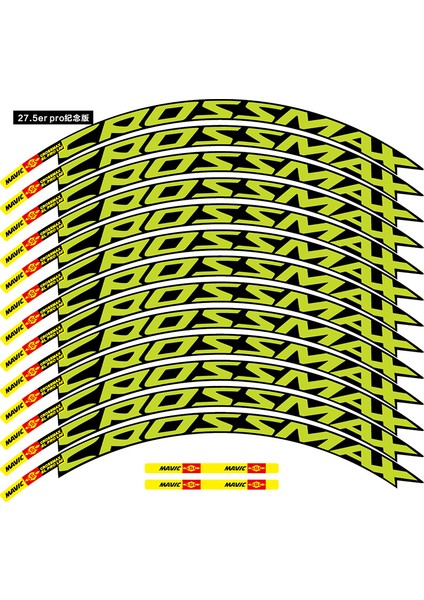 27.5er Beyaz Mavıc Crossmax Sl Pro Mtb Tekerlek Sticker Seti - Iki Tekerlek Için Bisiklet Jant Etiketleri (Yurt Dışından) indirimleri