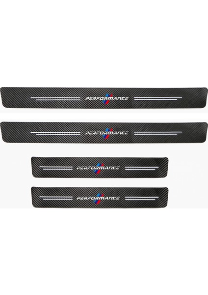 Bmw Için 4 Adet Bmw E46 E60 E90 F20 E87 E81 E91 E92 E30 F11 E38 F22 F34 E61 E93 E65 E82 F07 F36 M Için Araba Sticker Karbon Fiber Dekoratif Şerit (Yurt Dışından)