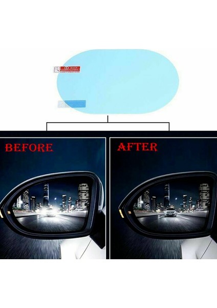 2 Adet 200MMX240MM Yağmurluk Film Etiketler Arka Görüş Aynası Sis Önleyici Su Geçirmez Temiz Filmler Yağmurlu Otomobil Güvenli Sürüş Koruyucu Sticker (Yurt Dışından) fiyatları