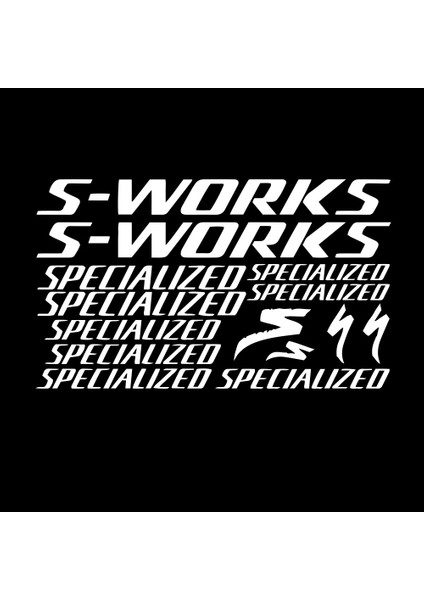 26CM Araç Süsleme Aksesuarları Çıkartmaları Bisiklet ve Motosiklet Şasi Stickerları S-Works Araba Tasarımı Karoser Stil Aksesuarlar Decals Kk (Yurt Dışından)