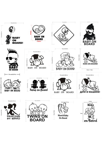 Siyah Stil Stil 3 Sevimli Bebek Tahta Üstü Araba Sticker Pencere Duvar Kapı Motosiklet Araba Çıkartmaları ve Stickerler Otomobil Dış Aksesuarlar Için Araba Stil Otomobil Aksesuarları (Yurt Dışından)