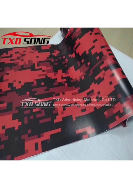 50CM x 200CM Premium 18 Çeşit Kamuflaj Vinil Kaplama Araba Motosiklet Etiketi Ayna Telefon Laptop Kendin Yap Stil Kaplama Sticker Film Levha (Yurt Dışından)