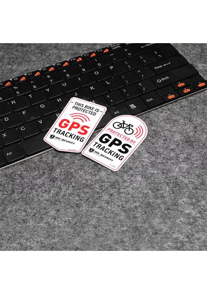 Yansıtıcı Stil Ab -Set Bisiklet Güvenlik Sticker Gps Takip Korumalı Motosiklet Hırsızlığa Karşı Etiketler Su Geçirmez Araç Sticker Araç Stil7*4cm (Yurt Dışından)
