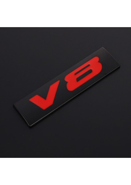 V8 Etiketler Için Metal Araba Sticker V6 V8 Arka Amblemi Rozet Çıkartmalar Kuyruk Bagaj Sticker Benz Amg Bmw Mazda Chevrolet Skoda Ford Opel Audi Volvo Için (Yurt Dışından)