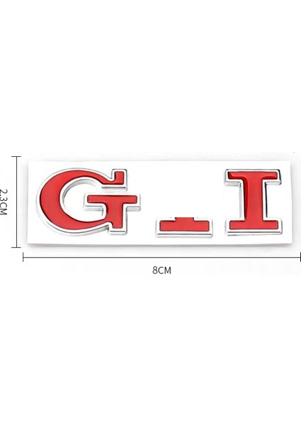 D Volkswagen Vw Gtı Polo Golf R400 Tcr Mk2 Mk4 Mk5 Mk6 Mk7 Için 3D Metal Araba Gtı Logo Araba Sticker Amblemi Etiketleri (Yurt Dışından)