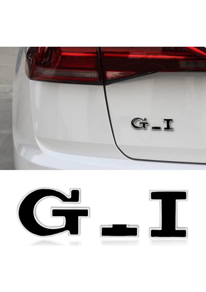D Volkswagen Vw Gtı Polo Golf R400 Tcr Mk2 Mk4 Mk5 Mk6 Mk7 Için 3D Metal Araba Gtı Logo Araba Sticker Amblemi Etiketleri (Yurt Dışından)